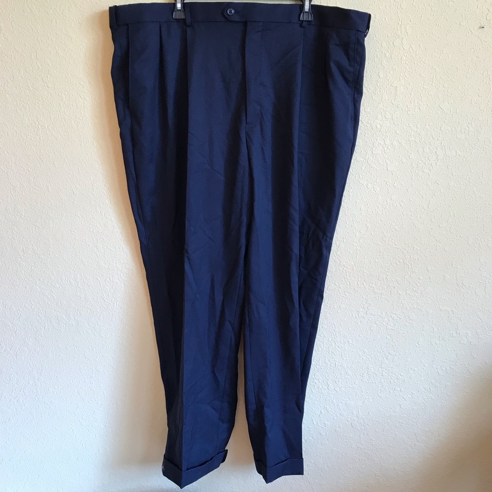 Macy’s Wool Navy Estate Trousers